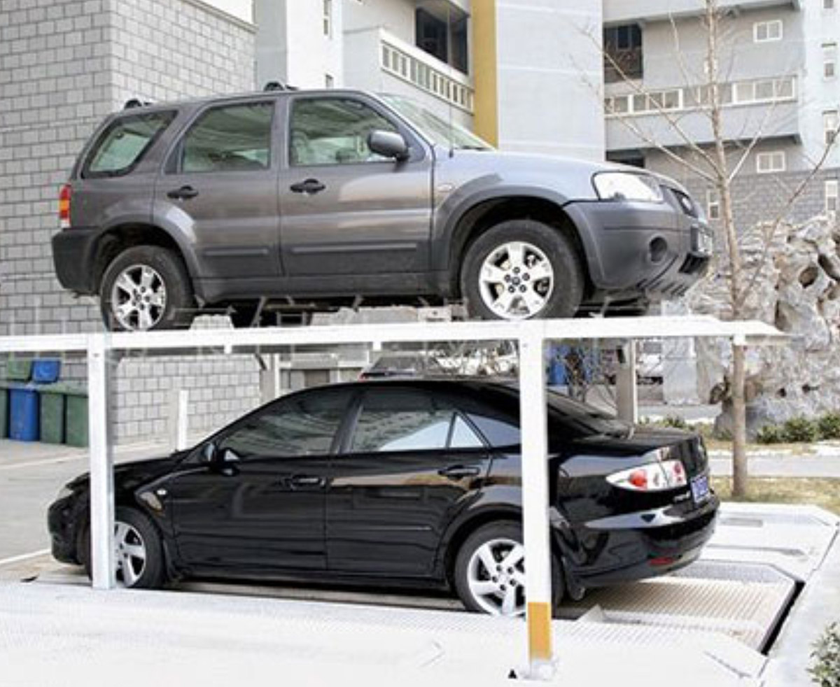 新龙机械车库PJS地坑式简易升降机械式立体停车设备